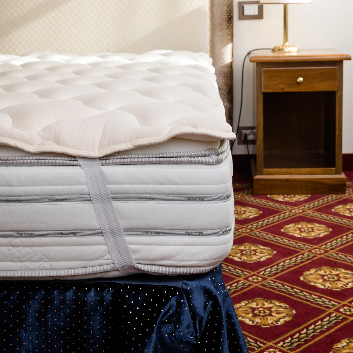 Topper Materasso Cotton per hotel case di riposo casa vacanze agriturismi  b&b residenze anziani